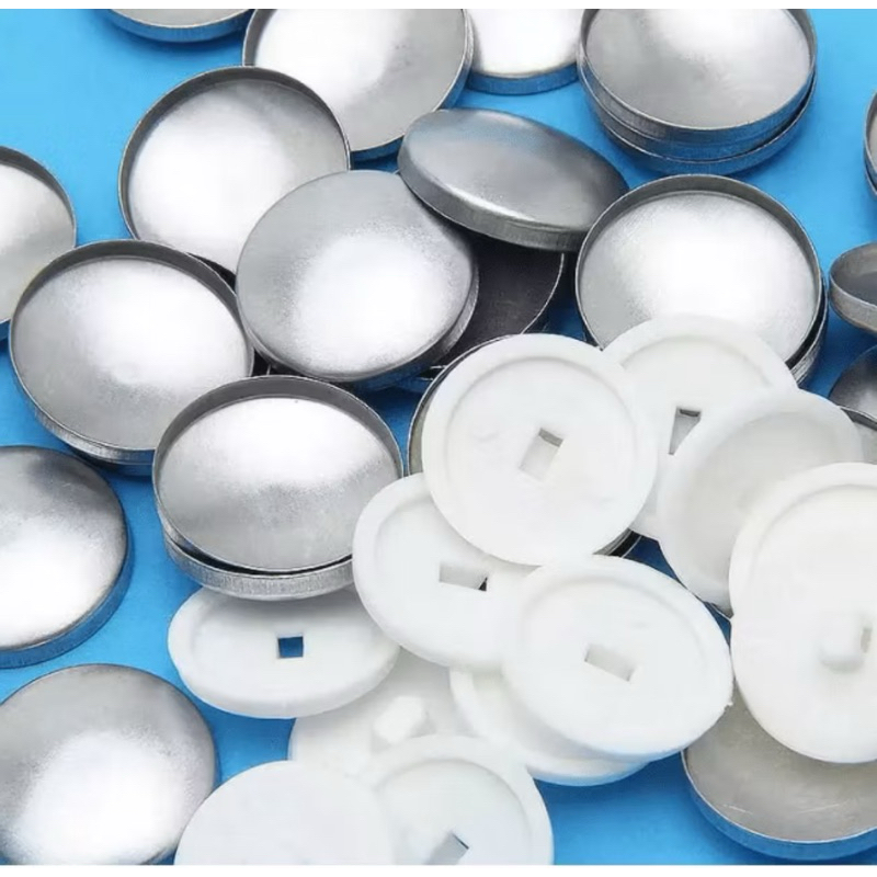 Botão Bombê para Forrar JOMAR – Pacote com 144 Peças | Tamanhos 12 ao 20