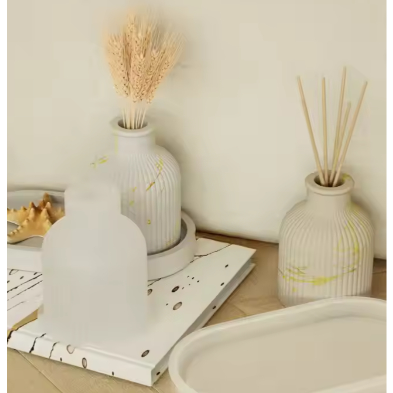 Molde Silicone Vaso de Flor / Molde para Resina Gesso Cimento em Oferta na Shopee