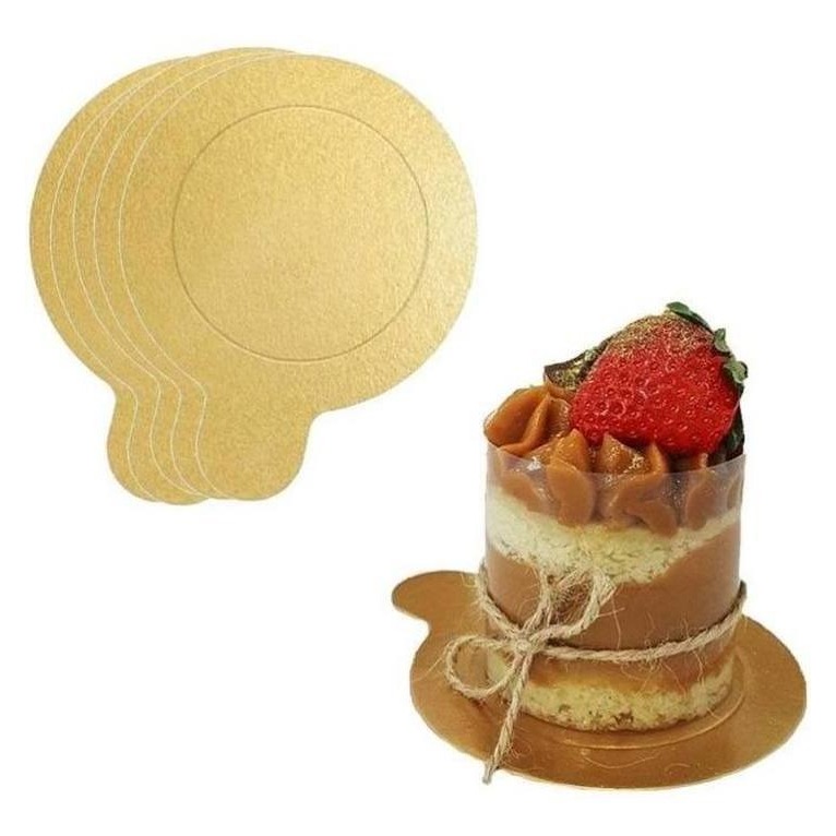 Base Para Doce 8cm Disco Para Docinho Prato Lâminado 20 Unid em Oferta na Shopee