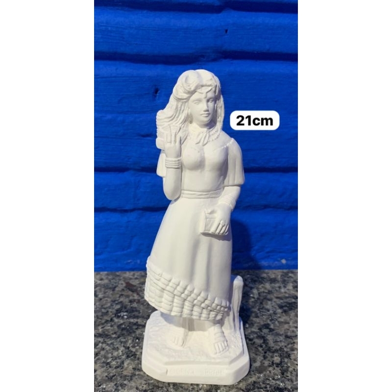 Imagem Cigana Sarah 21 cm em gesso cru