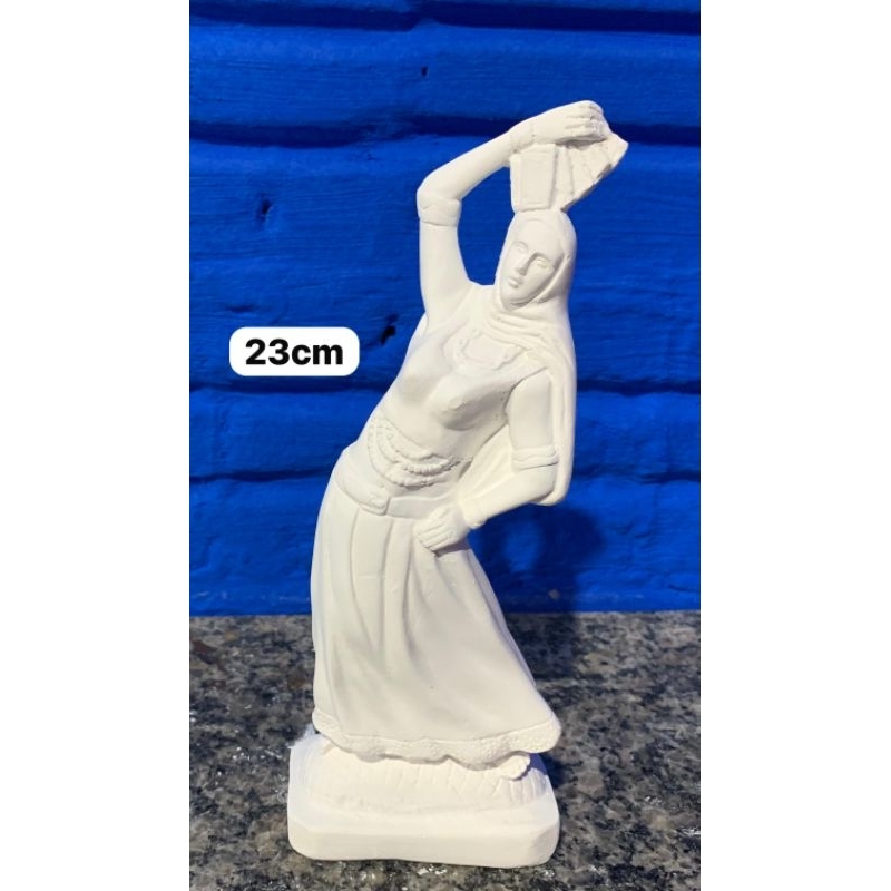 Imagem Cigana/Pomba gira do Baralho 23cm em gesso cru