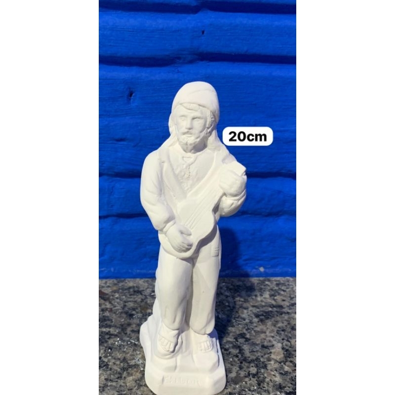 Imagem Cigano Igor 20cm gesso cru