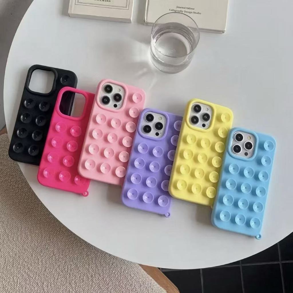 Capinha iphone 14 15 16 Capa Ventosas De silicone Adequada igual virgina Para IPhone14 15 16 pro max em Oferta na Shopee