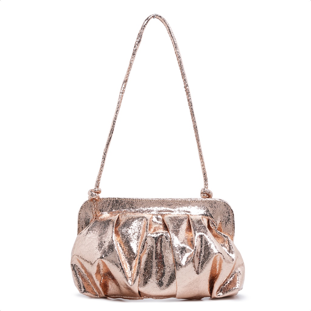 Bolsa Balada Feminina Brilhante Estilosa para Noite, Festa, Evento, Clutch Elegante com Alça Ombro