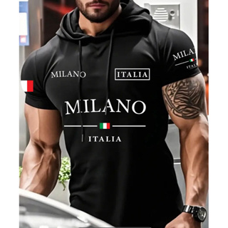 camisa camiseta capuz manga curta malha poliamida blogueiro estiloso em Oferta na Shopee