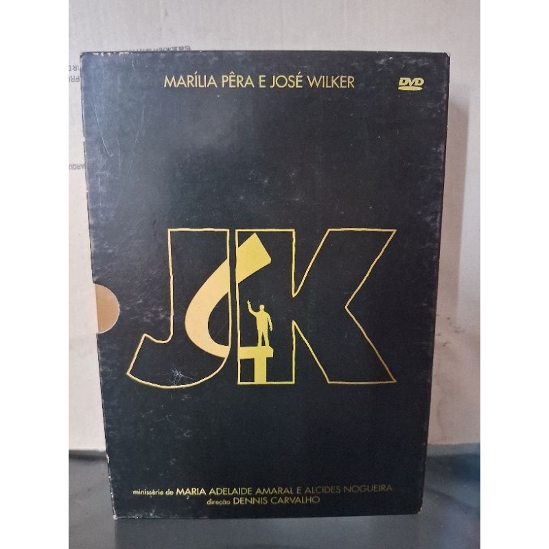 Minissérie JK Dvd Box Original José Wilker Marilia Pera Wagner Moura