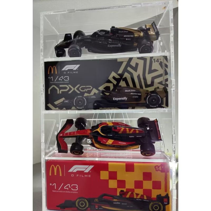 Case Expositor em Acrílico Miniaturas McDonalds Sem Miniaturas em Oferta na Shopee