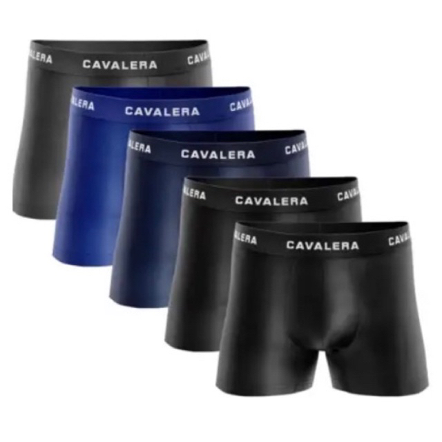 Cueca Boxer Poliamida Kit 5 unidades uso diário alta durabilidade