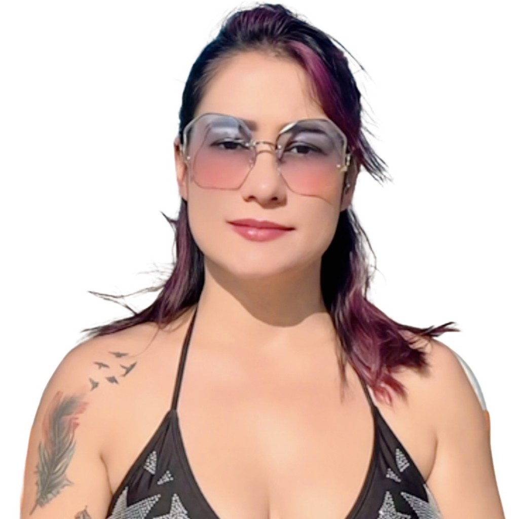 Óculos de Sol Feminino Oversized Luxo Lente Degradê UV400 – Armação Transparente Estilosa 6