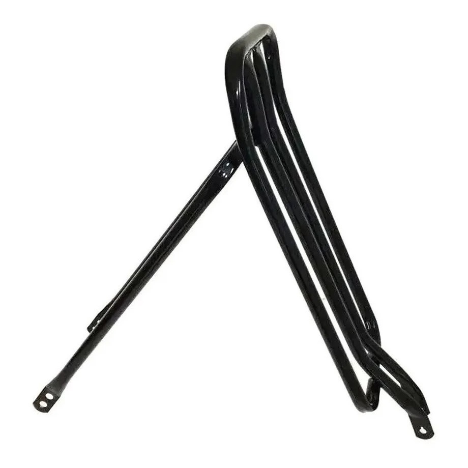 Bagageiro Tubular Articulado Traseiro Preto para Bicicleta Bike Aro 24/26