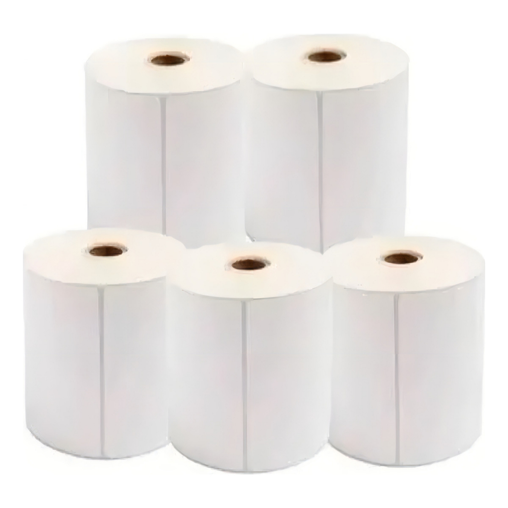 5 Rolos Etiqueta 10x15 100x150 Térmica Adesiva Serrilha Não Usa Ribbon Para ECommerce (200 etq/rolo)