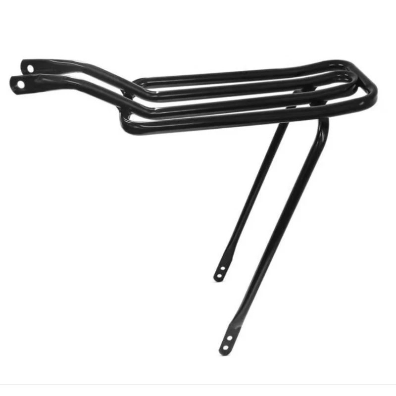 Bagageiro Garupa garupeira para Bicicleta bike de Aço Articulável Aro 20 24 26 preto