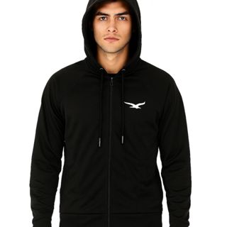 Jaqueta Jogger Chimpa Com Bolsos Ziper Touca Cordão em Oferta na Shopee