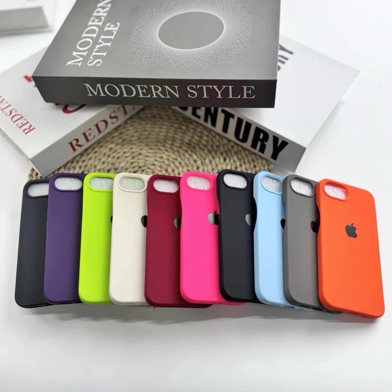 Capinha Capa CASE de silicone case aveludada com proteção premium para iphone 16E/17E em Oferta na Shopee