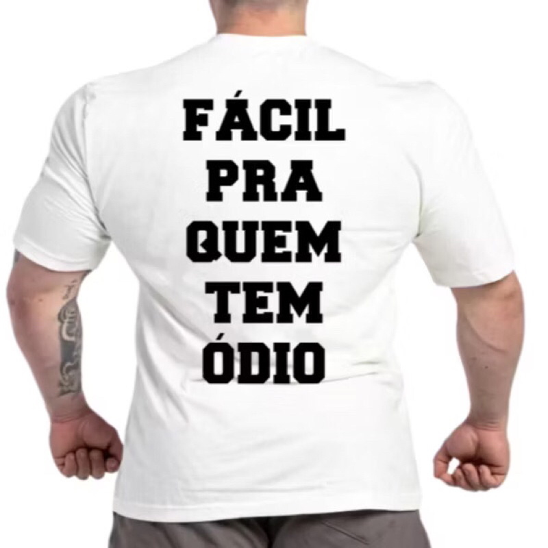 Camiseta Camisa Oversized Top Academia Musculação Treino Maromba Streetwear Grande 100% Algodão