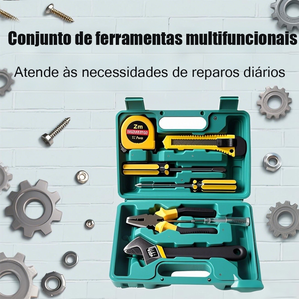Kit de ferramentas domésticas：Kit com 8 peças - kit de ferramentas de ferragem, kit de ferramentas de reparo doméstico