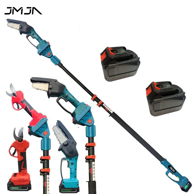 JMJN Podador Elétrico 3 em 1 com Bateria – Motosserra Portátil, Tesoura de Poda e Extensor Telescópico para Jardim em Oferta na Shopee