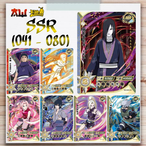 Cartas Naruto Kayou | SSR (041-080) | AVULSAS