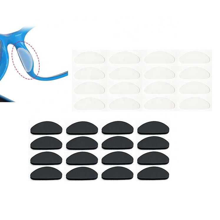 10 Pares Plaquetas De Silicone Antiderrapante Para Nariz/Óculos De Sol Com Armaçãos
