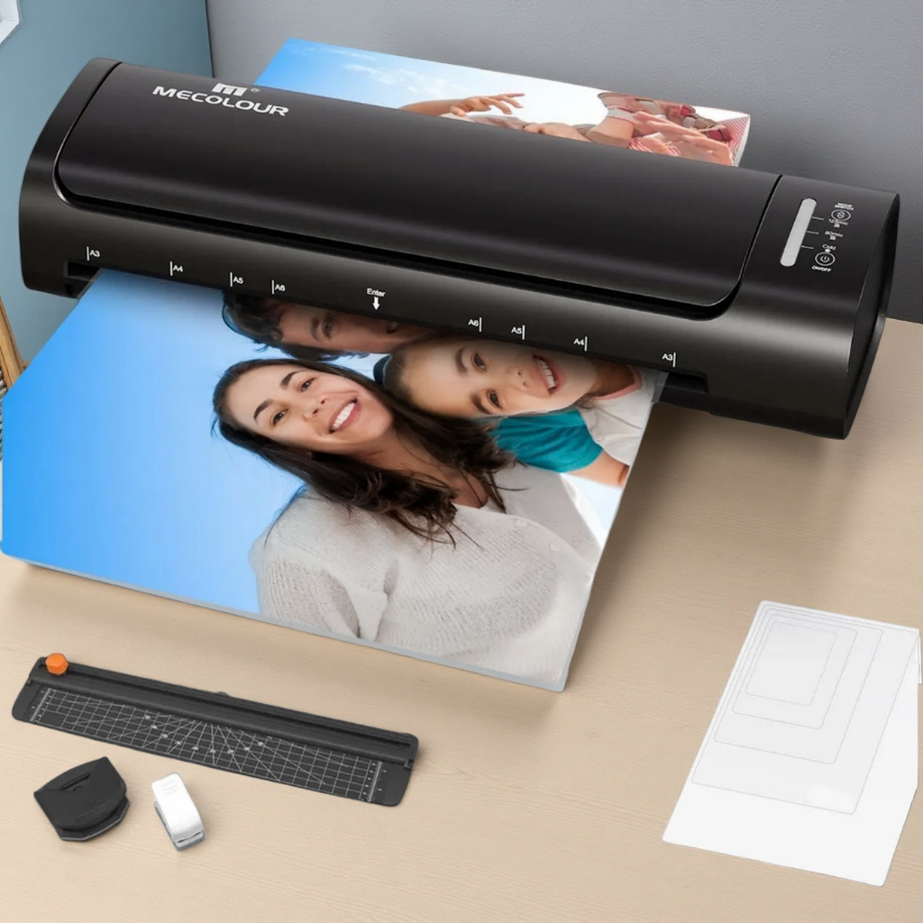 Plastificadora Laminadora 6 Em 1 Refiladora A3 A4 A5 A6 Multifuncional Mecolour