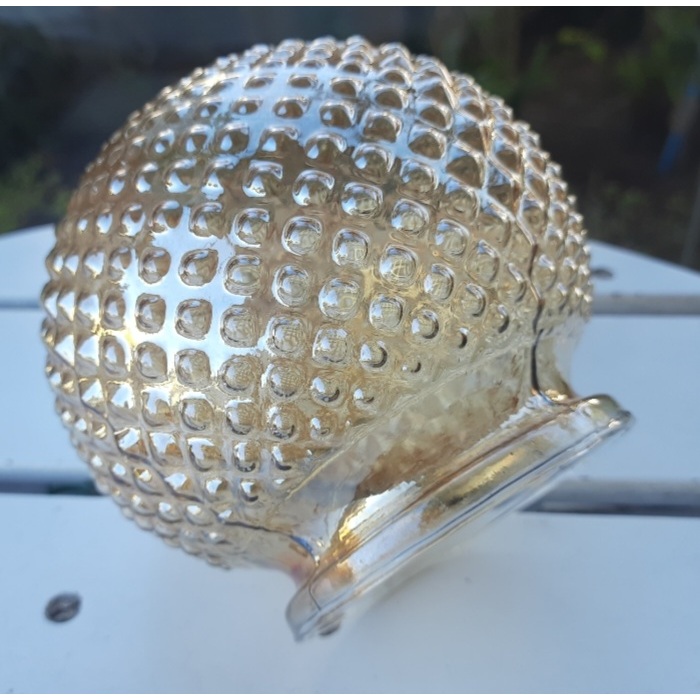 Cúpula para luminária antiga abajour antigo ou para escultura antiga carnival glass