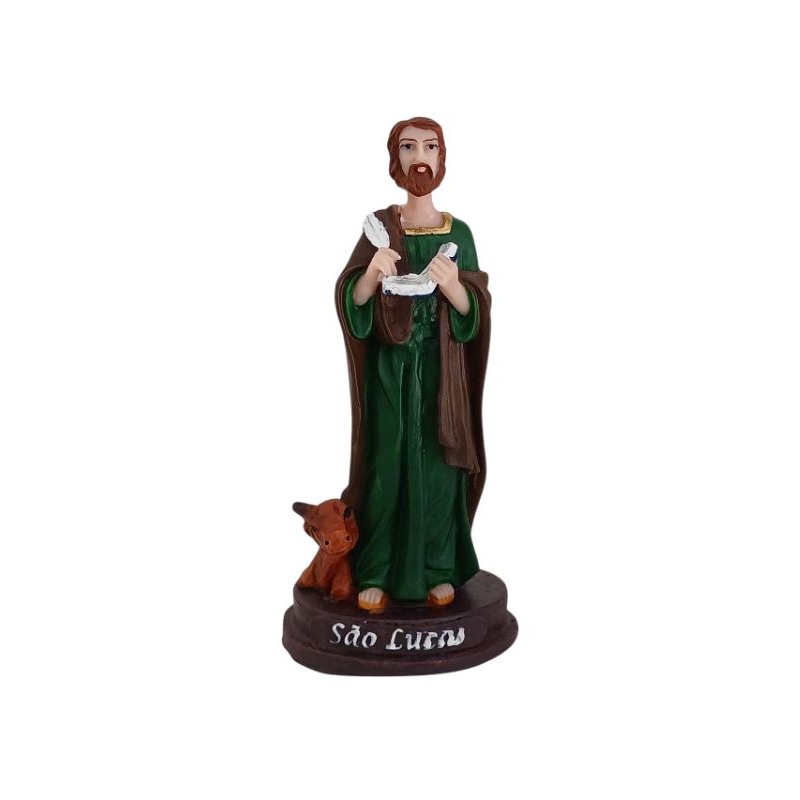 Imagem de São Lucas 12cm Resina