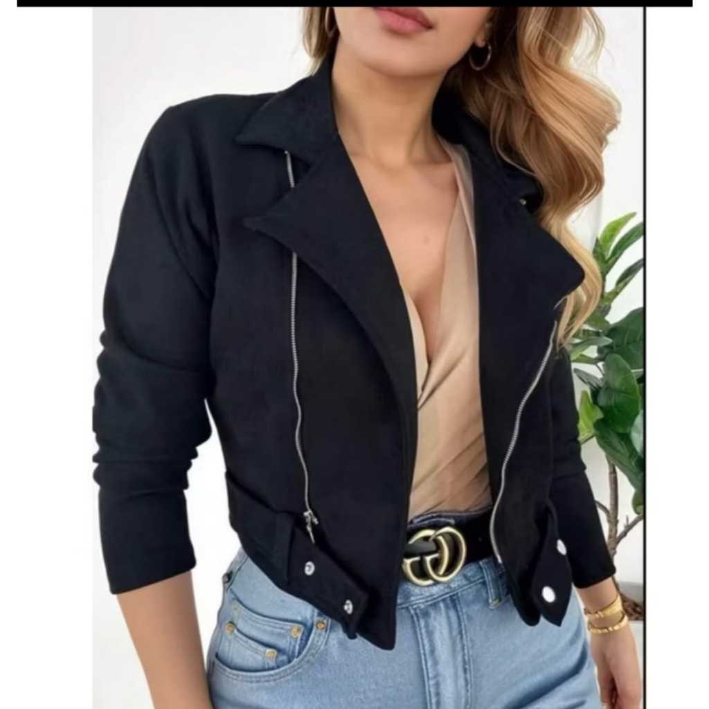 Casaco Feminino de Suede Alta Qualidade/ Premium Moda Inverno