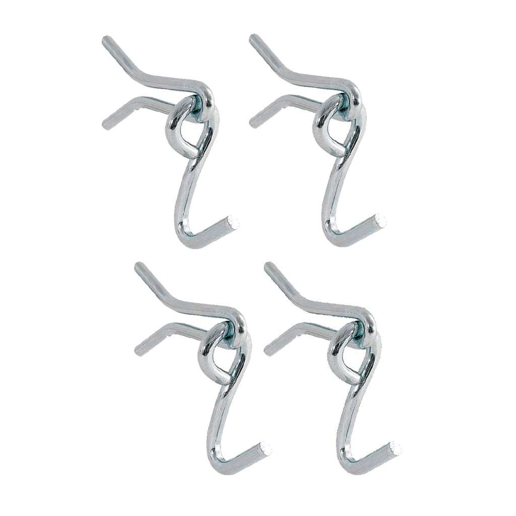 4 Peças Gancho De Rede Reforçado Zincado P/chumbar Parede 100kg em Oferta na Shopee