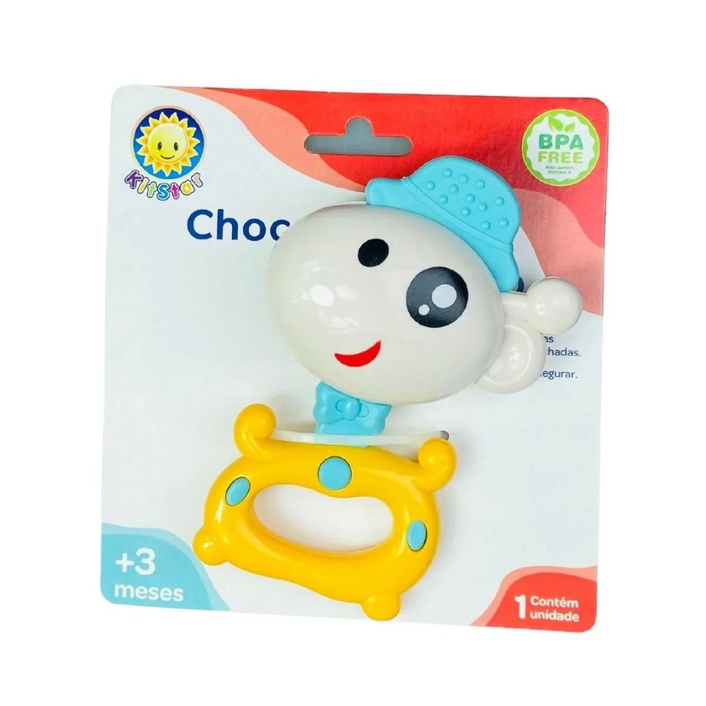 Brinquedo Bebê Chocalho Divertido GIRAFA - KITSTAR