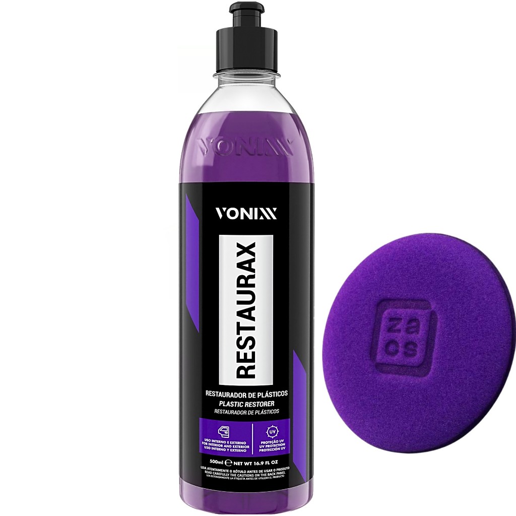 Restaurax Restaurador De Plásticos Automotivo Vonixx 500 ml