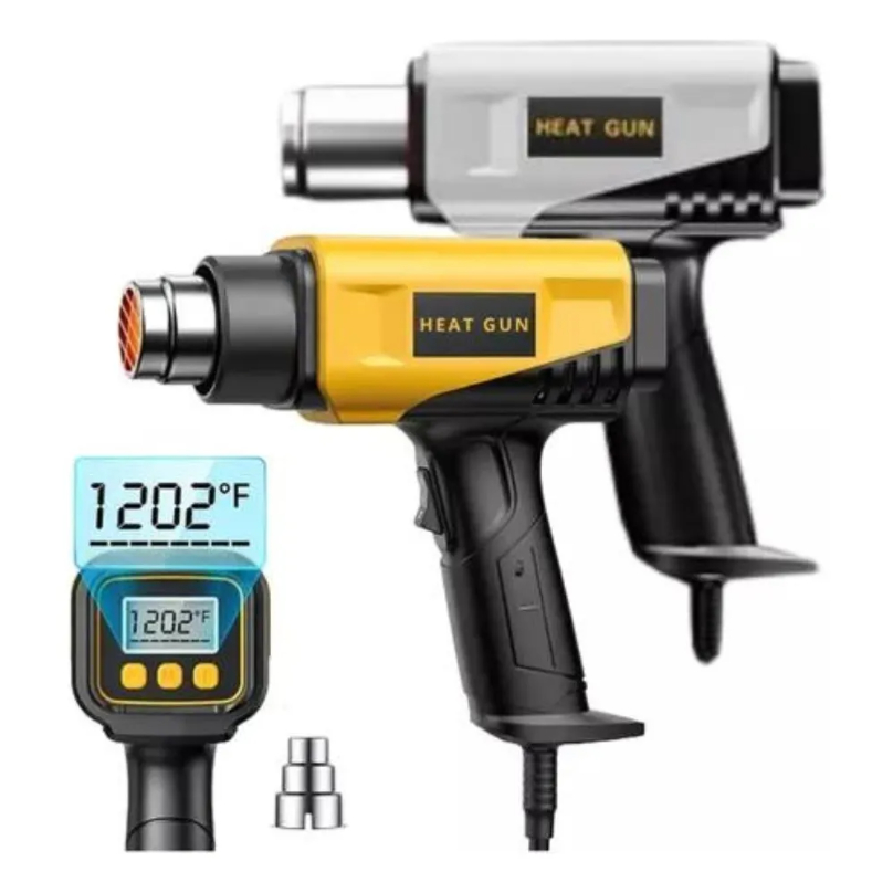 Soprador Térmico Portátil Multiuso 650 C°/ Heat Gun com Display LCD 2000w