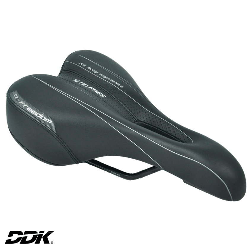 SELIM MTB S/ CARRINHO C/ FURO CENTRAL LARGURA 150MM COMPRIMENTO 260MM DDK-318N (GO FREE) - PRETO - DDK