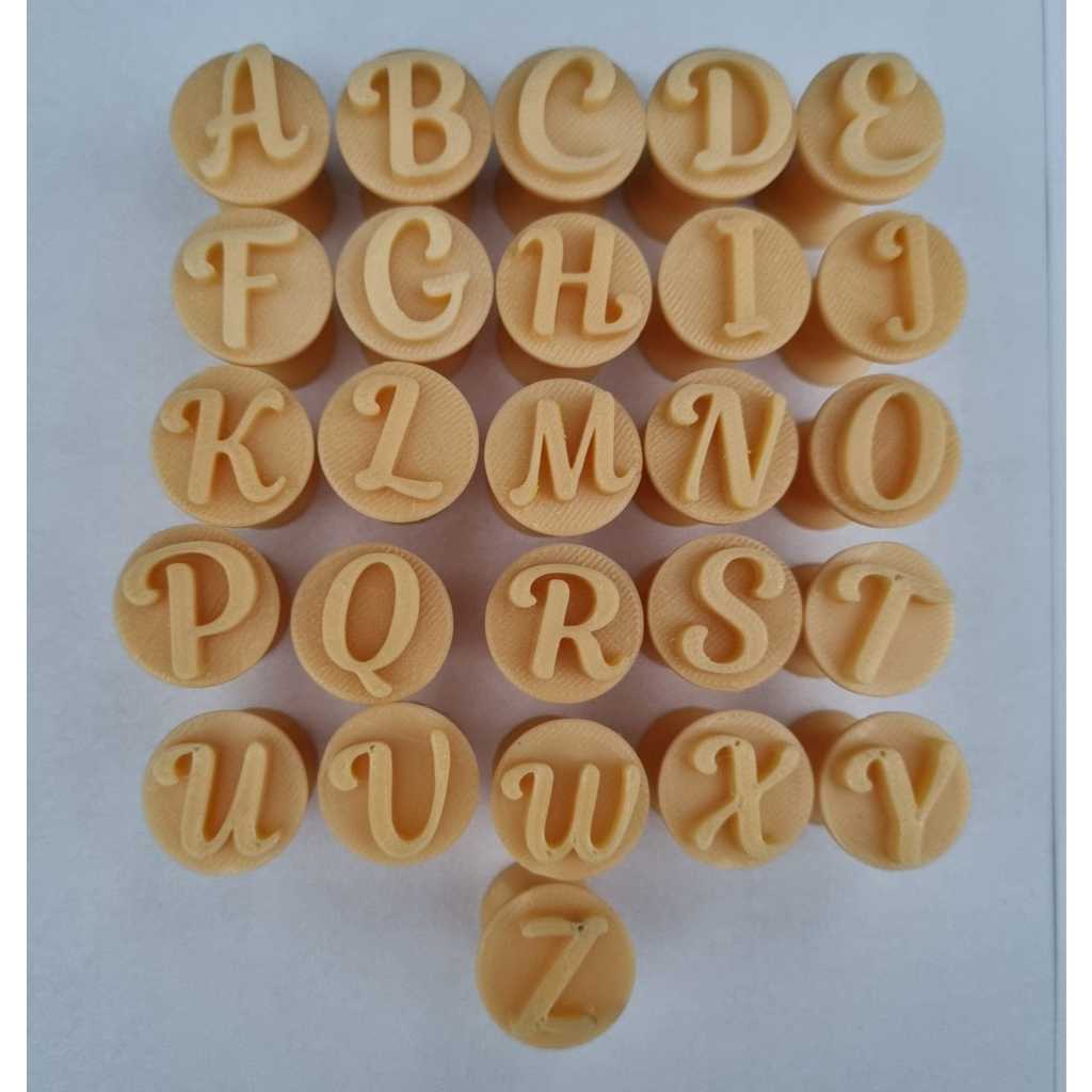 Carimbos para Doces e Brigadeiros – Coleção Letras do Alfabeto – 26 modelos em Oferta na Shopee