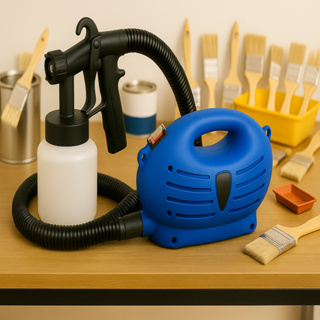 Paint Pistola de Pintura Mazzilli 650W – Acabamento Profissional, Portátil, com Compressor e Alça em Oferta na Shopee