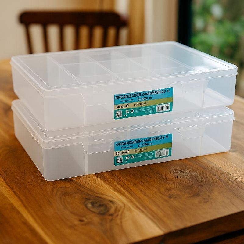 Kit Caixa Box Organizadora maleta organizadora de objetos tamanho M em Oferta na Shopee