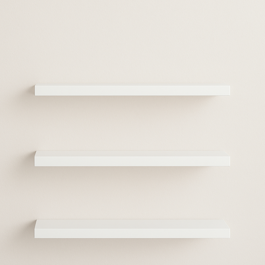 Prateleira Branca 50x10cm – Mais Espaço para Decorar e Organizar com Estilo!