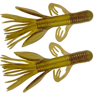 Kit 2 Unidades Iscas Artificiais Matadeira Soft Craw Tube Original Criatura - Traíra Tucunaré Tilapia em Oferta na Shopee