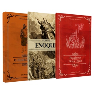 Kit Clássicos da Fé Cristã | O Peregrino + Pecadores nas Mãos de um Deus Irado + O Livro de Enoque em Oferta na Shopee