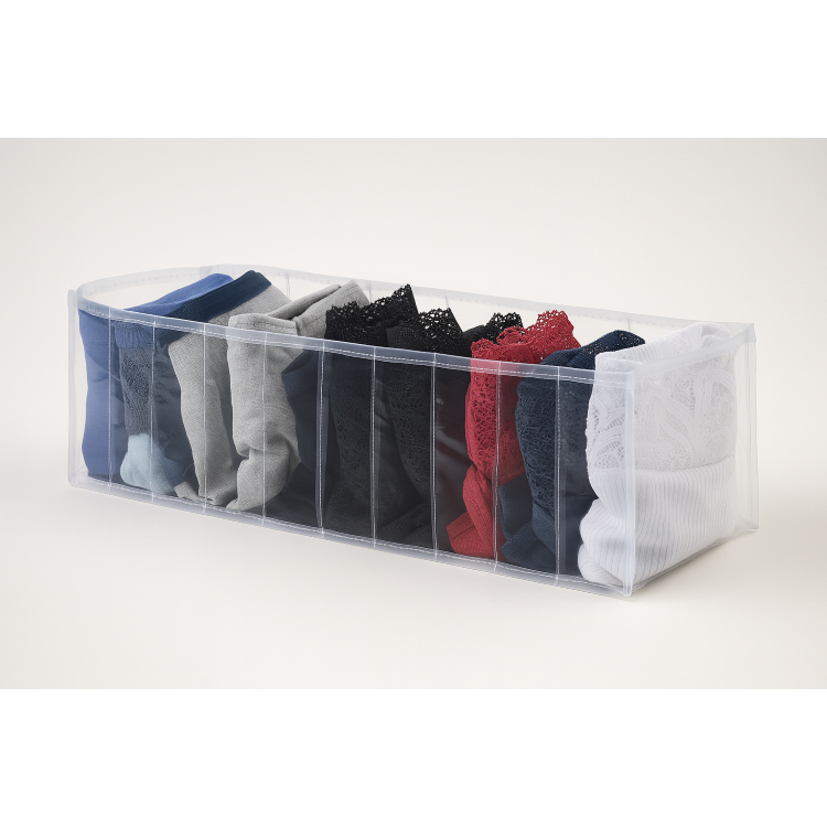 Kit 3 Organizador Gavetas Calcinha Cueca Meia gravatas em Oferta na Shopee