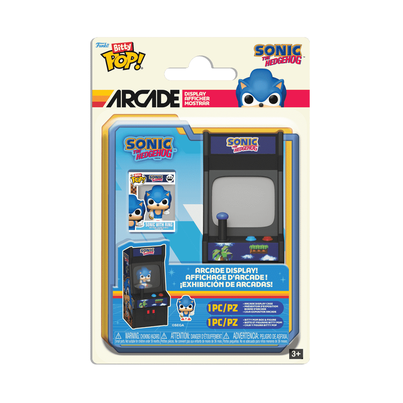 FUNKO BITTY POP SONIC *ARCADE* SONIC 85250 NOVO ORIGINAL