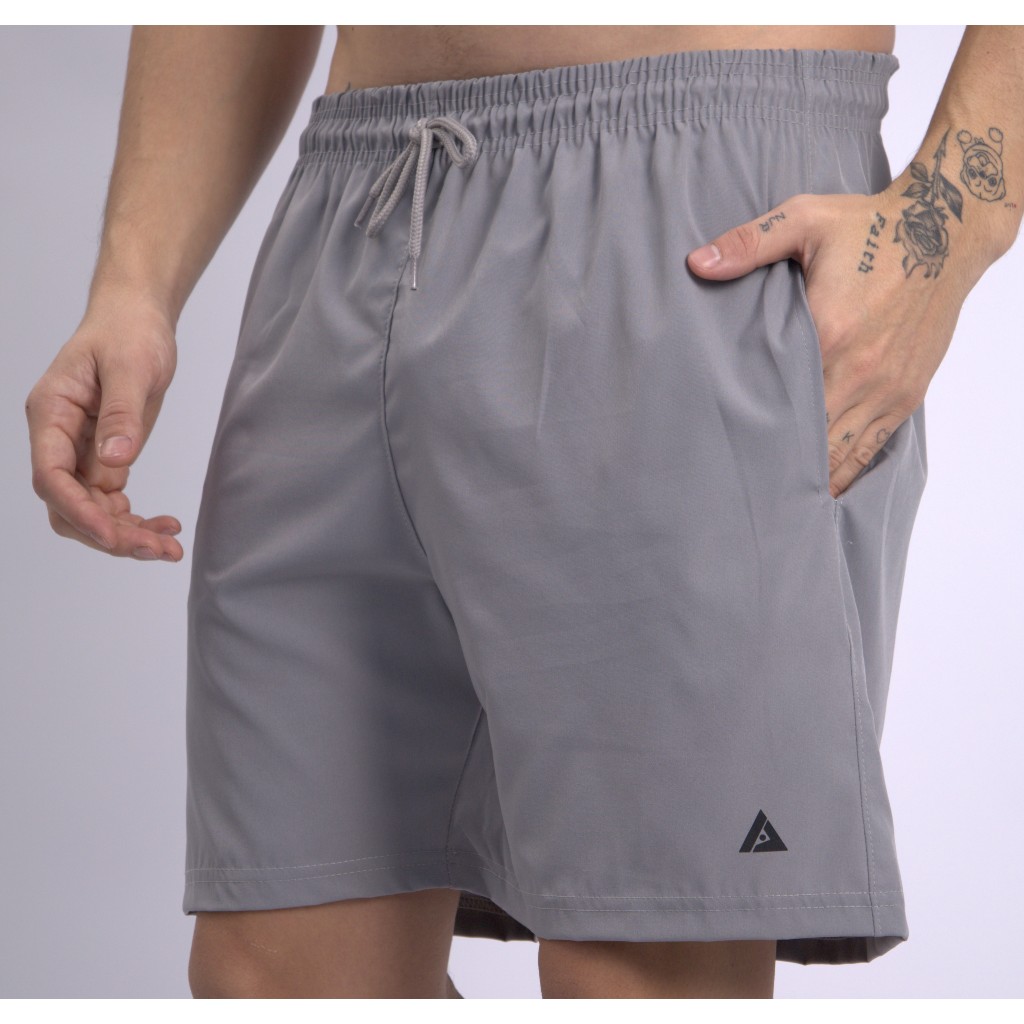 Bermuda Masculina Tactel com Elastano l Leve e Confortável l Academia, Praia, Casual - P ao GG