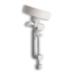 Suporte Câmera Babá Eletrônica VB603 Fixação Rápida Articulado, Portátil, Branco Fixar Berço Cama