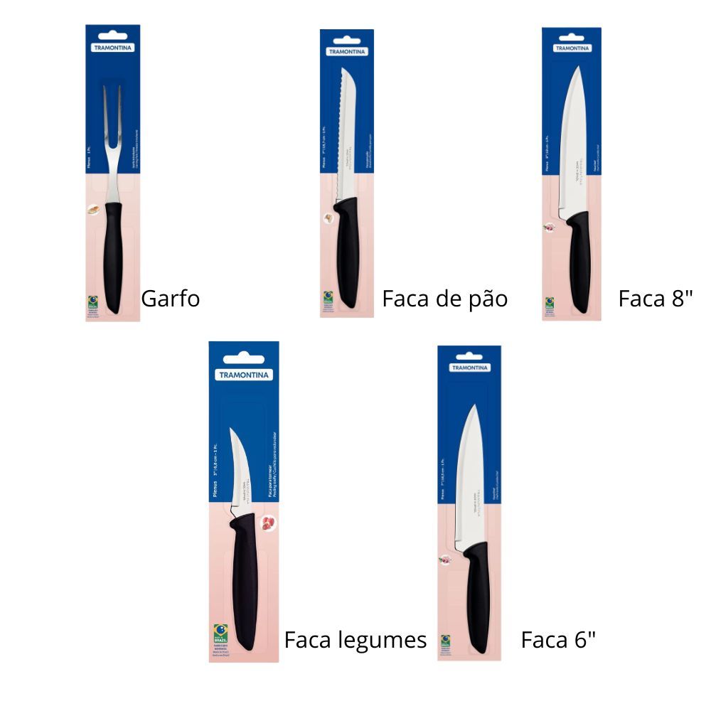 FACA PLENUS TRAMONTINA DIVERSOS MODELOS