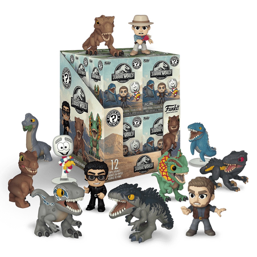 FUNKO MYSTERY MINIS JURASSIC PARK WORLD 87856 NOVO ORIGINAL em Oferta na Shopee