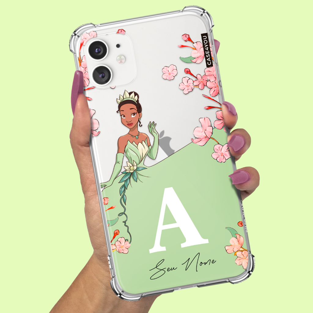 Capa Capinha para Samsung Galaxy S20 S21 S22 S23 S24 S25 FE PLUS ULTRA Anti-impacto Personalizada Princesa Tiana