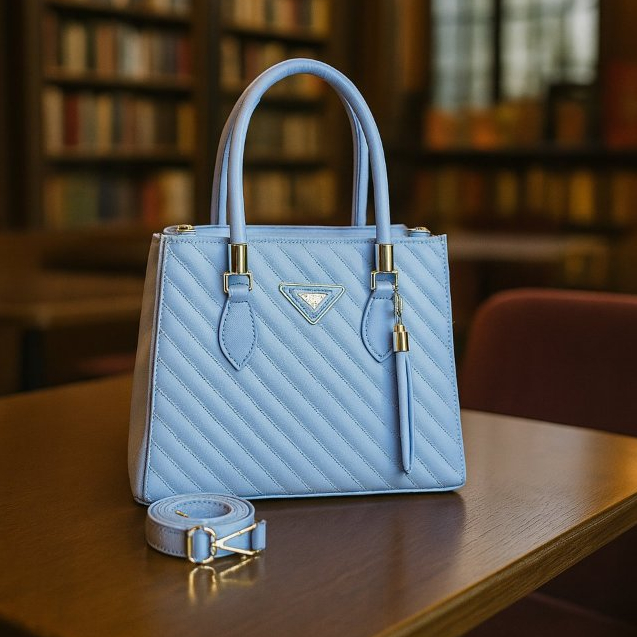 Bolsa Feminina Media Bordada Alça Transversal Linea Shopbag