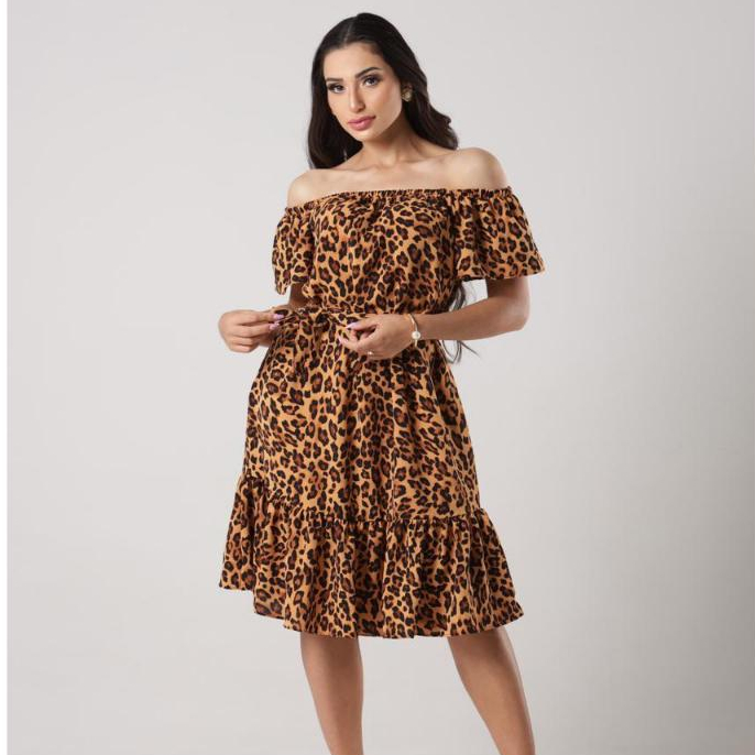 Vestido Ciganinha Onça na Black Friday 2025 | BuscaProdutos