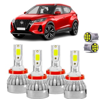 Kit Ultra Led Nissan Kicks 2016/22 20000lm 6500k Alto/Milha em Oferta na Shopee