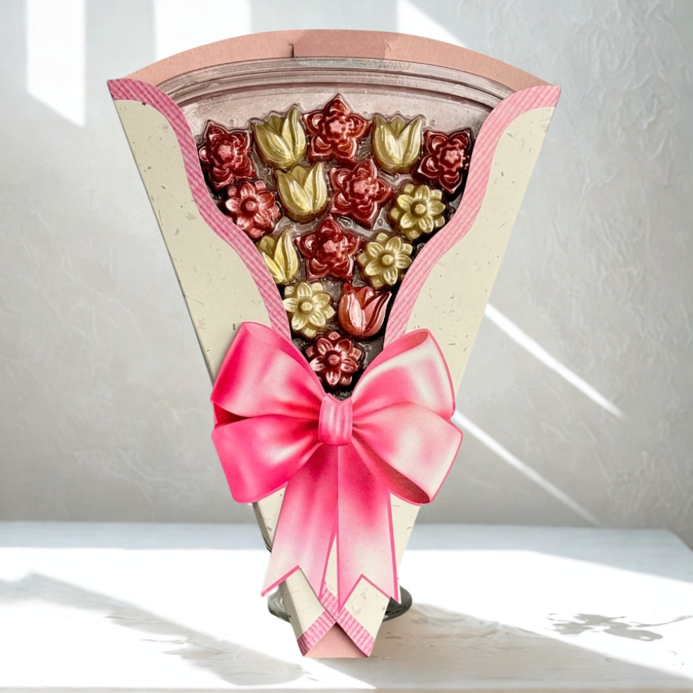 10 Embalagens Buquê de Chocolates - Dia das Mães -Chocolate-Presente-Flores em Oferta na Shopee