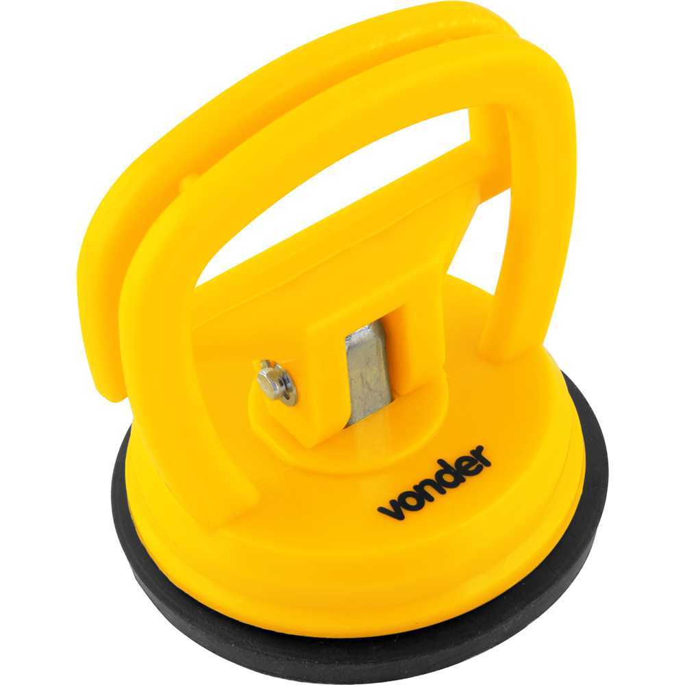 Ventosa Simples 110mm Plástica para Vidro Cerâmica 25kgf Vonder